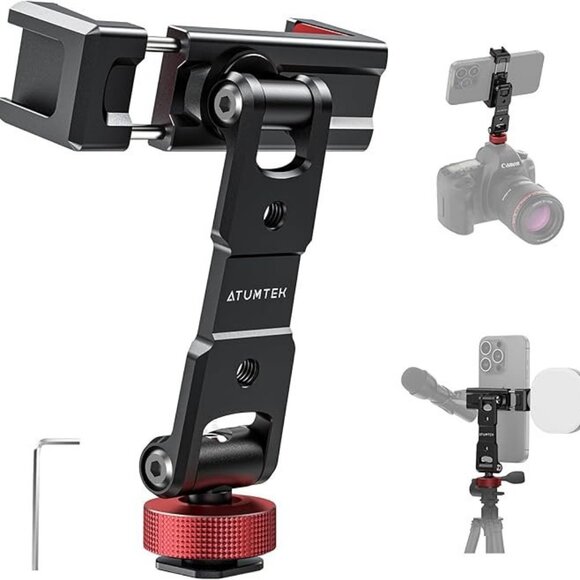 BRAND NEW, ATUMTEK, MULTI-FUNCTION PHONE TRIPOD MOUNT ADAPTER!!! - Picture 1 of 3